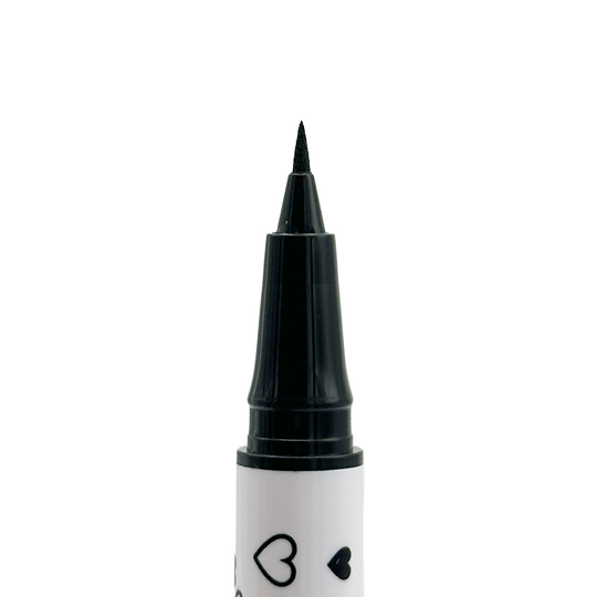 Black Spectra Pen - Heart Stamp Liner - Glisten Cosmetics