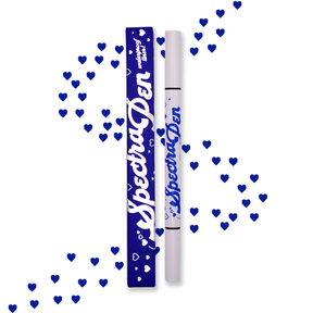 Dark Blue Spectra Pen - Heart Stamp Liner - Glisten Cosmetics