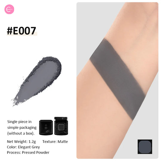 E007 (Elegant Grey) - Single Eyeshadow - Cheeryep