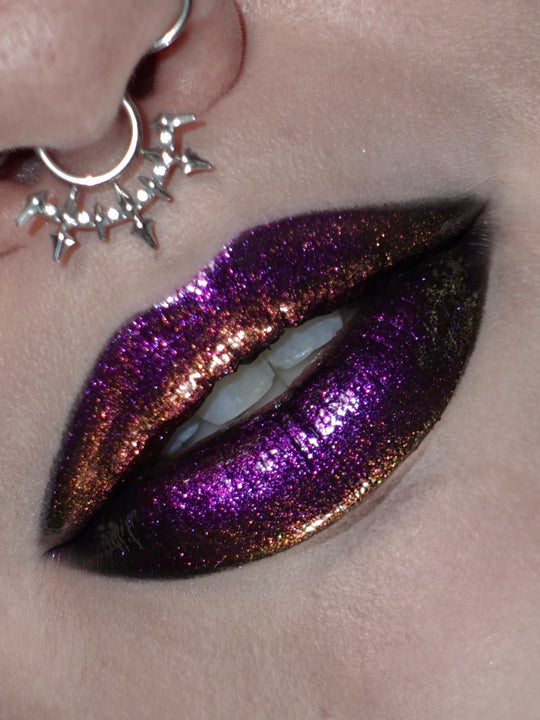 Electra Chroma Gloss (Purple/Green) - Multichrome Lip Gloss - Glisten Cosmetics