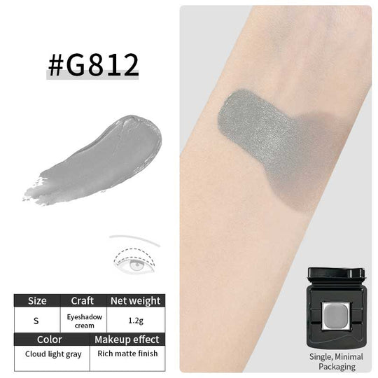 G812 (Cloudy Light Grey) - Refillable Multipurpose Cream - Cheeryep