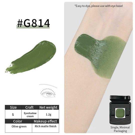 G814 (Olive Green) - Refillable Multipurpose Cream - Cheeryep
