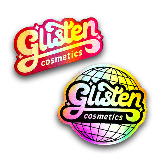 Glisten Logo Sticker Bundle - Holographic