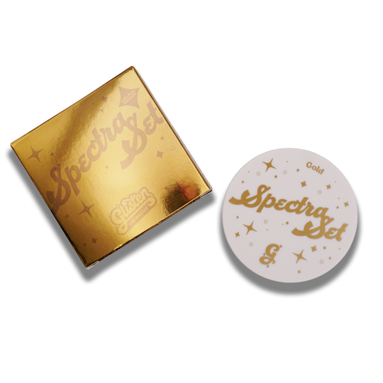 Gold Spectra Set - Colourful Pressed Powder - Glisten Cosmetics