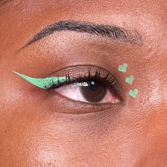 Heart Green Spectra Pen - Stamp & Eyeliner Pen - Glisten Cosmetics