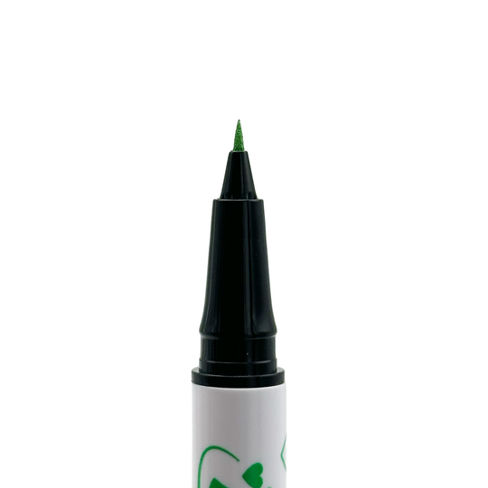 Green Spectra Pen - Heart Stamp Liner - Glisten Cosmetics