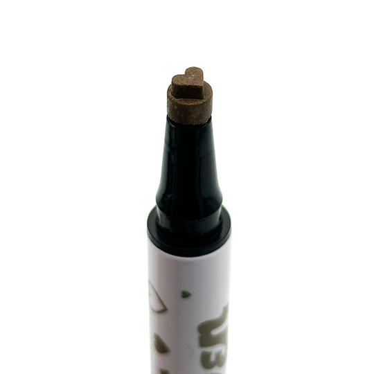 Heart Light Brown Spectra Pen - Stamp & Eyeliner Pen - Glisten Cosmetics