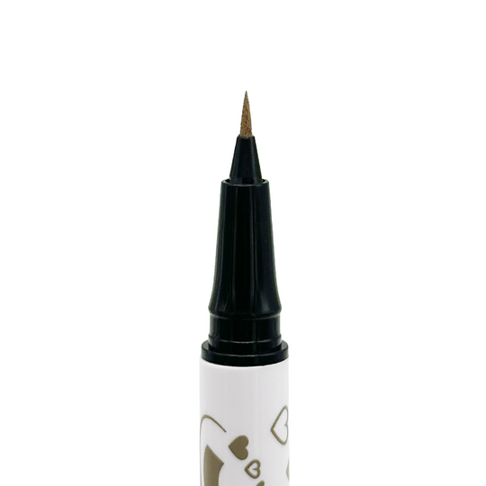Heart Light Brown Spectra Pen - Stamp & Eyeliner Pen - Glisten Cosmetics