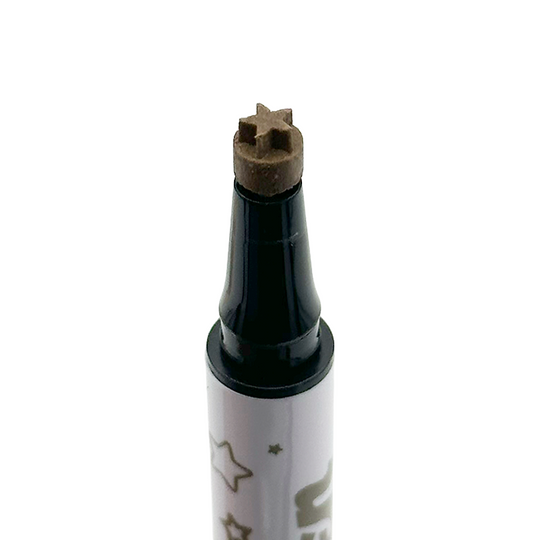 Star Light Brown Spectra Pen - Stamp & Eyeliner Pen - Glisten Cosmetics
