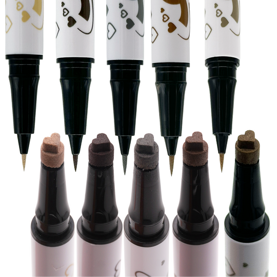 Heart Neutral Bundle - Stamp & Eyeliner Pen - Glisten Cosmetics