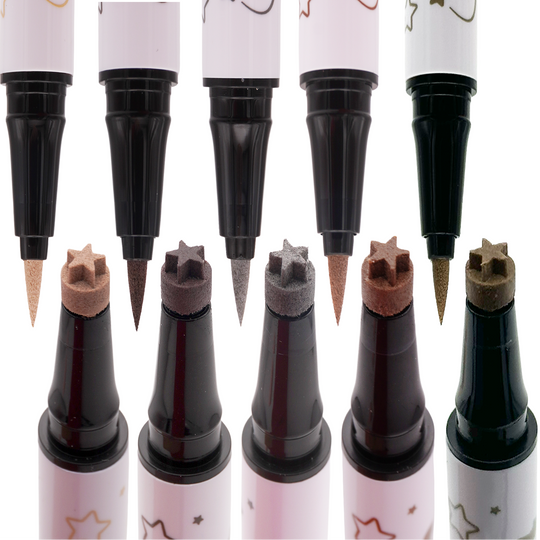 Star Neutral Bundle - Stamp & Eyeliner Pen - Glisten Cosmetics