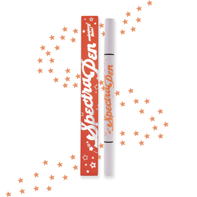 Orange Spectra Pen - Star Stamp Liner  - Glisten Cosmetics
