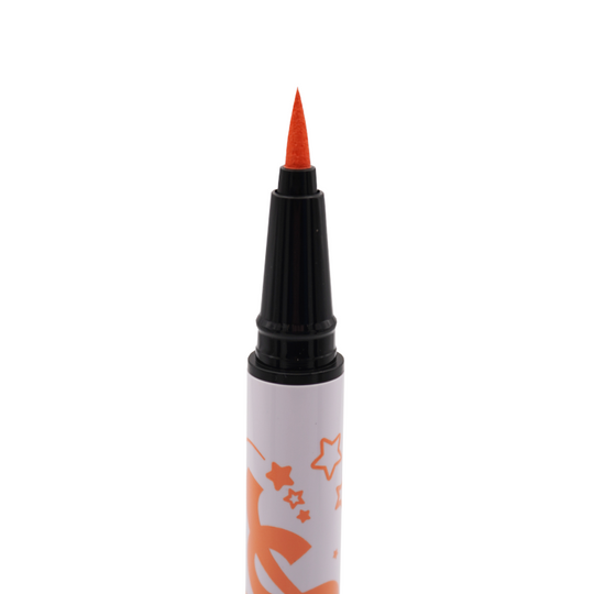 Orange Spectra Pen - Star Stamp Liner  - Glisten Cosmetics