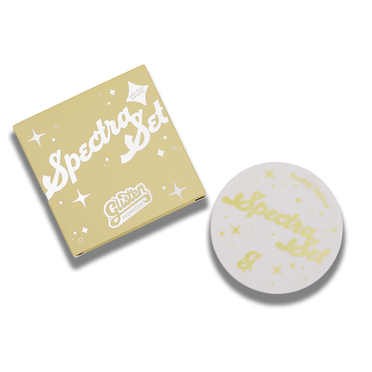 Pastel Yellow Spectra Set - Colourful Pressed Powder - Glisten Cosmetics