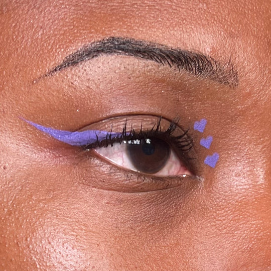 Heart Purple Spectra Pen - Stamp & Eyeliner Pen - Glisten Cosmetics