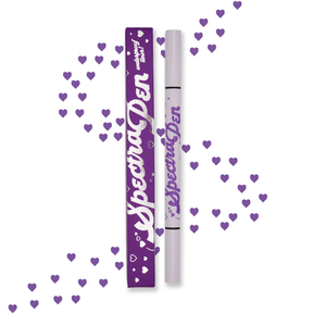 Purple Spectra Pen - Heart Stamp Liner - Glisten Cosmetics