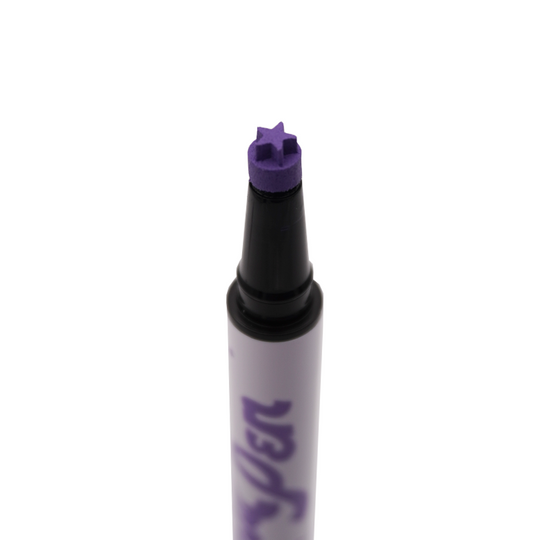 Purple Spectra Pen - Star Stamp Liner  - Glisten Cosmetics