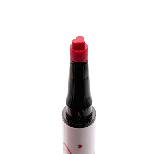 Red Spectra Pen - Heart Stamp Liner - Glisten Cosmetics
