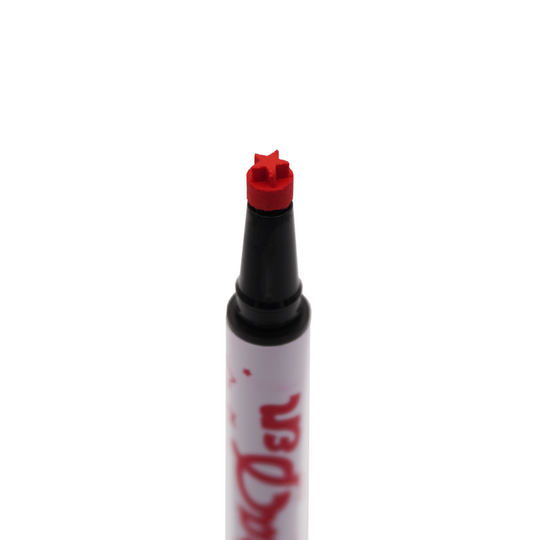Red Spectra Pen - Star Stamp Liner  - Glisten Cosmetics