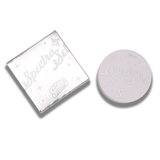 Silver Spectra Set - Colourful Pressed Powder - Glisten Cosmetics