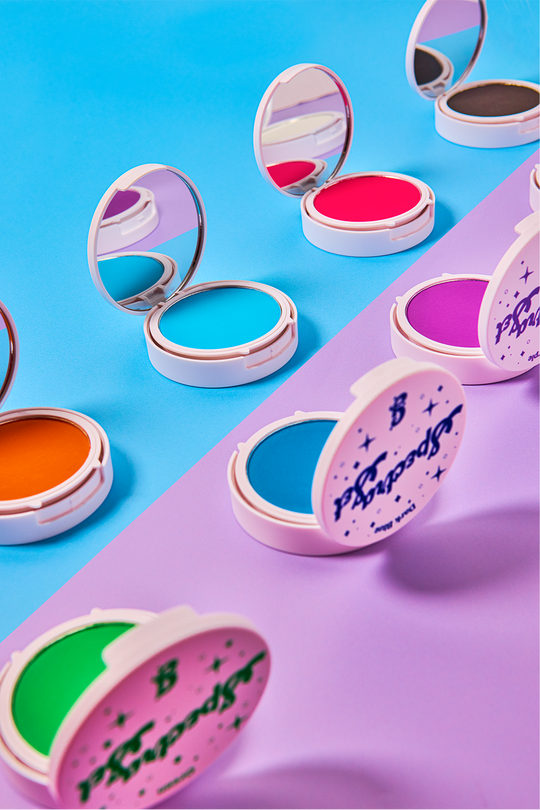 Green Spectra Set - Colourful Pressed Powder - Glisten Cosmetics