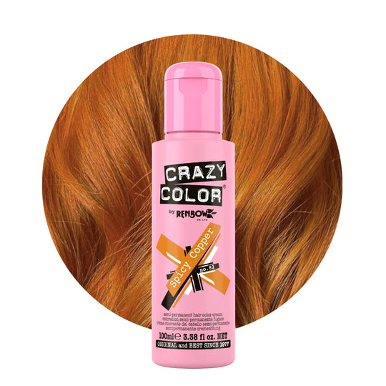 Spicy Copper (Ginger) - Semi-Permanent Hair Dye - Crazy Color