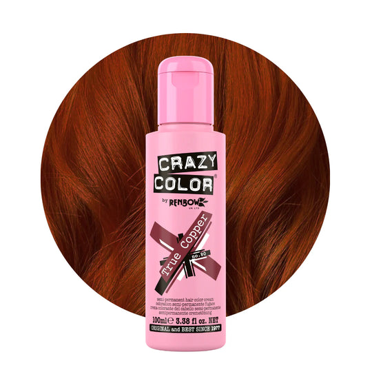 True Copper (Deep Copper) - Semi-Permanent Hair Dye - Crazy Color