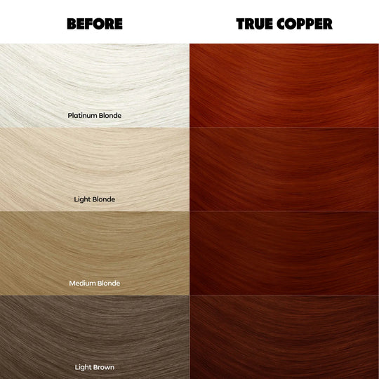 True Copper (Deep Copper) - Semi-Permanent Hair Dye - Crazy Color