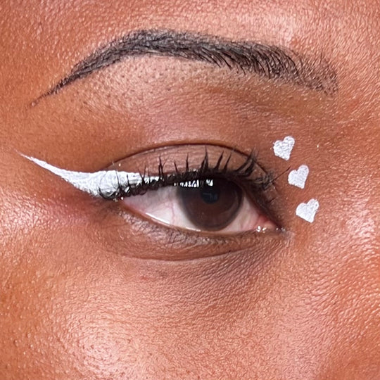 Heart White Spectra Pen - Stamp & Eyeliner Pen - Glisten Cosmetics