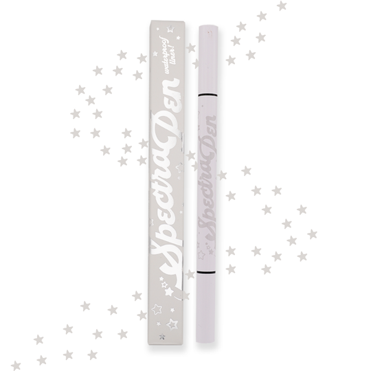 White Spectra Pen - Star Stamp Liner - Glisten Cosmetics