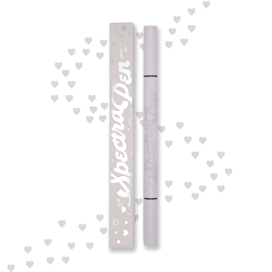 White Spectra Pen - Heart Stamp Liner - Glisten Cosmetics