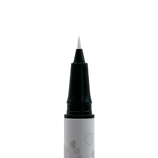 White Spectra Pen - Heart Stamp Liner - Glisten Cosmetics