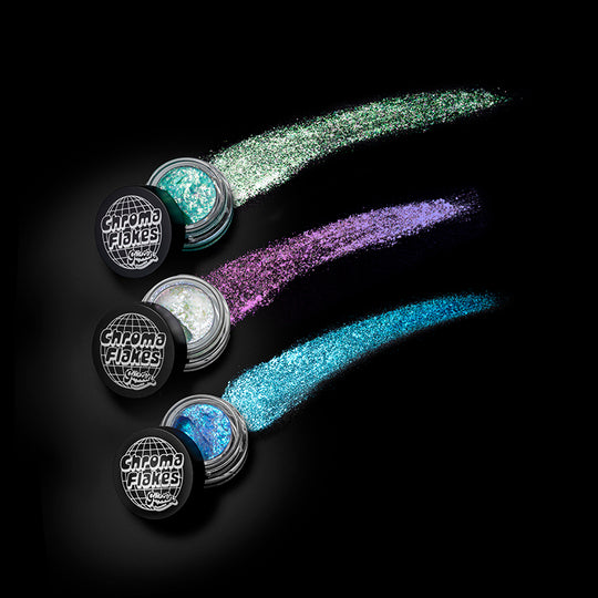 Ice Chroma Flakes (Blue) - Duochrome Pigment - Glisten Cosmetics