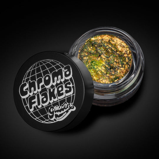 Gold Rush Chroma Flakes - Duochrome Pigment - Glisten Cosmetics