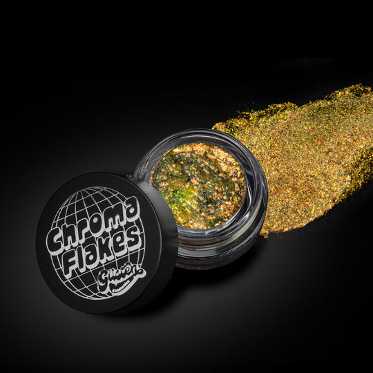 Gold Rush Chroma Flakes - Duochrome Pigment - Glisten Cosmetics