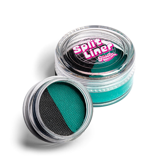 Lantern (Dark Green and Black) Split Liner - Eyeliner - Glisten Cosmetics