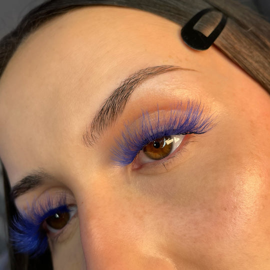 Indigo (Blue) - False Eyelashes - Glisten Cosmetics